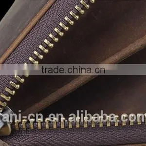 First Layer Cowhide Leather Zipper Wallet With High Quality for Men thumbnail-6