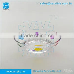 3D Bubble Fish Pattern, Set or Separate of Tumbler Lotion Dispenser Cotton Jar Soap Dish Acrylic Bathroom Supplies thumbnail-3