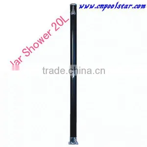 20L Swimming Pool Straight Solar Shower w/ PVC Body P2601 Round Outdoor Garden Shower PVC Outdoor Shower thumbnail-1