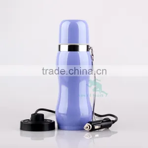 12V Auto Car Metal Electric Heated Water Boiling Used Thermos Mug Cup thumbnail-4