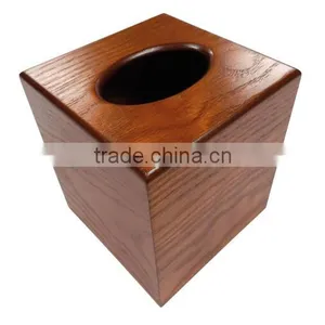 Wholesale FSC&BSCI Painted Elegant Wooden Tissue Boxes thumbnail-2