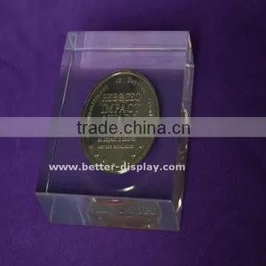 Custom Lucite Acrylic Picture Paperweight thumbnail-3