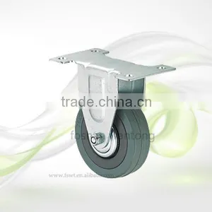 Ball Bearing Hot Sale Medium Duty Fixed Caster Wheel For Furniture thumbnail-1