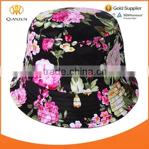 High Quality New Style Women Bucket Hat ,girl Bucket Hat ,polo Cotton Bucket Hat thumbnail-1