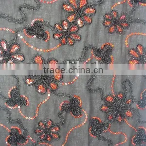 New Design Embroidery Fabric for Ladies Dress thumbnail-1