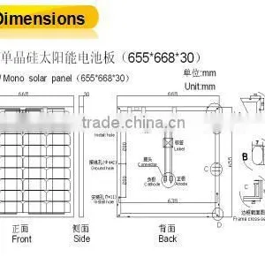 TUV Certificated 60W 18V Solar Module 36 Cell Mono Solar Photovoltaic Module thumbnail-2