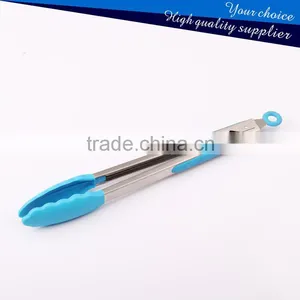 Kitchen Tongs and Red Silicone Stainless Steel Food Tongs thumbnail-3