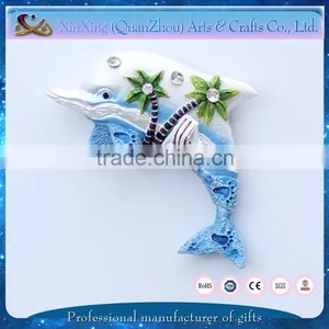 Resin Beach Dolphin Shape Dominican Souvenir Magnet thumbnail-4