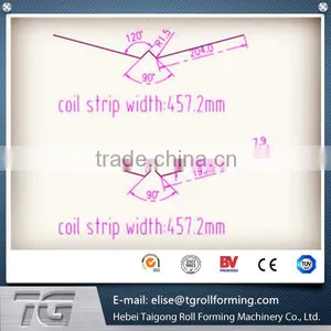 Aluminum Cap Making Machine ,roof Ridge Machine, Metal Roof Ridge Cap Roll Forming Machine thumbnail-3