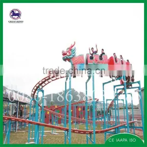 Christmas Kids Rides Mini Roller Coaster Dragon Track Train for Sale thumbnail-2