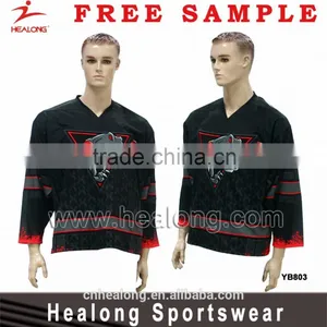 Cheap Custom Team Sets Embroidery Ice Hockey Shirts Jerseys China thumbnail-2