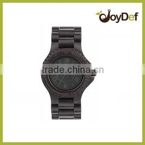 2016 Wooden Watches Wood Brand By Double Quartz Movements Alarm Digital Wooden Watches thumbnail-1