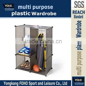AL0021 Black Color Diy Creative Closet Organizer Idea Resin Storage Cabinet in Living Room thumbnail-1