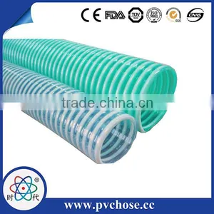 PVC Nylon Polyester Braided Spiral Galvanized Steel Wire Reinforced Water Suction Hose Pipe thumbnail-3
