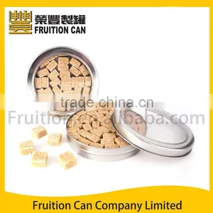 Round Tin Container With Clear Window thumbnail-1