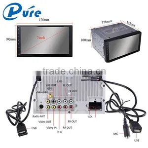 2 Din 7 Inch Car DVD Player Capacitive Touch Screen Car DVD Player 1080P Car DVD Player thumbnail-5
