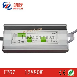 Led Driver 12V 80w Waterproof Led Driver 80w 12v Ip67 With 2 Years of Warranty thumbnail-1