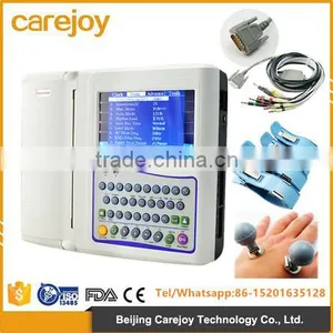 New CE & ISO Approved 12-channel 12 Leads Portable ECG Machine Low Price thumbnail-1