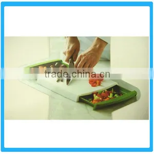 Chopping Board With Drawer,Kitchen Chopping Blocks With Drawer,Vegetable Cutting Board With Drawer thumbnail-1