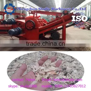 Wood Sawdust Crushing Machine Waste Wood Pallet Crusher With Nails Removed 0086-13703827012 thumbnail-6