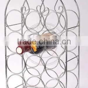 Dispaly 12 Bottle Iron Wire Wine Shelf thumbnail-1
