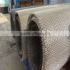 Polished Stainless Steel Crimped Wire Mesh thumbnail-1