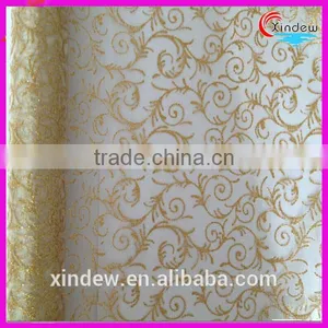 Gold Atamping Fabric Gift Wrapping Fabric thumbnail-1