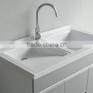 Classic White Kitchen Cabinet With Quartz Countertop on Sale thumbnail-5