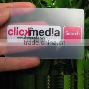 Frosted Translucent PVC Card / Frosted Plastic Cards Printing thumbnail-1