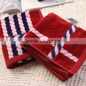 2015 Wholesame Fashion Design China Bath Microfiber Towels Check Face Towels thumbnail-1