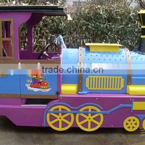 CE Approval Amusement Park, Trackless Fun Train, Shopping Mall, Indoor Outdoor Use Mini Electric Train, thumbnail-4