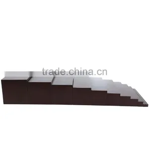 Kids Wooden Toys Montessori Brown Ladder thumbnail-3
