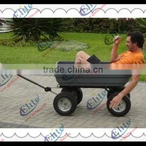 Vigoro Yard Pull Wagon With Dumping Feature thumbnail-6