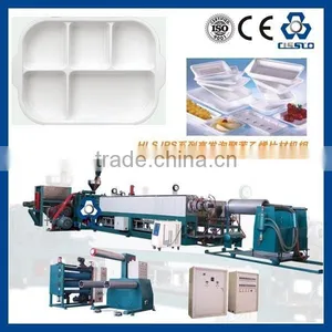 Auto PSP Food Box Production Line,DISPOSABLE BURGER CONTAINER MAKING MACHINE thumbnail-1
