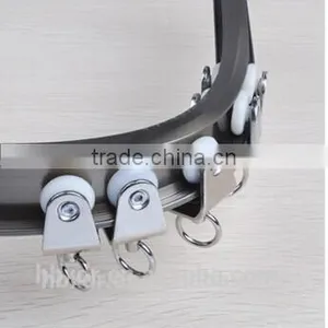 OEM China Factory Supplier Aluminium Curtain Rail/aluminum Track Channel /rail Curve Curtain thumbnail-1