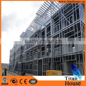 High Quality Light Gauge Steel Frame Prefab Residential Building thumbnail-1