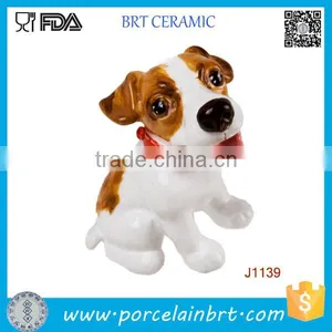 Ceramic Mini Artificial Dog Animal Figurine thumbnail-1