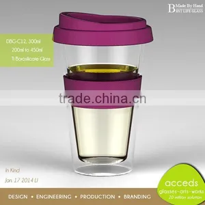 Wholesale Silicone Sleeve for Glass Cup thumbnail-5