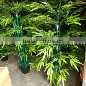 SJ030938 Artificial High Quality Plastic Bamboo Plant in Pot thumbnail-1