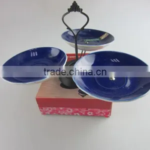 Glazed Ceramic Cake Stand With Color Box in Stock thumbnail-2