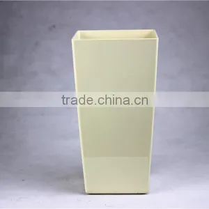 Home Garden Decorative Cream Square Type Pots Vases Planters HP P02 02 thumbnail-1