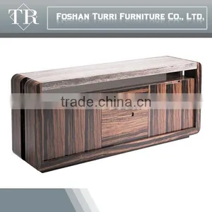 Modern Home Funiture Dining Room Wooden Sideboard With Marble Top thumbnail-1