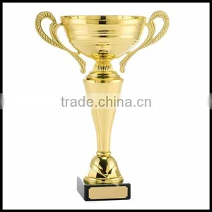 Custom Gold Achievement Trophy Gold Metal Trophy Novel Trophy Cup for Sports Competition thumbnail-1