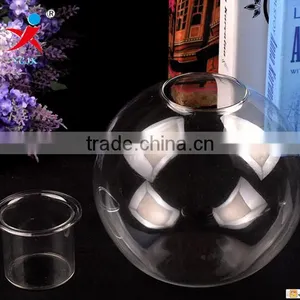 2017 New Designed Clear Ball Glass Candle Holder thumbnail-1