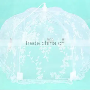 HIGH QUALITY Folded Food Cover Food Umbrella With Flower thumbnail-4