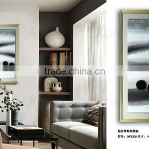 Frame Handmade Lotus Pod Water Color Canvas Wall Art for Home Decoration thumbnail-2