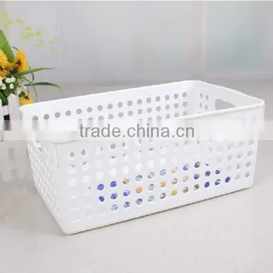 Plastic Baskets With Handles, Plastic Storage Baskets thumbnail-4