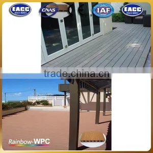 Factory Price Anti-slip Outdoor Exterior Wpc Decking/water Proof Wood Flooring thumbnail-5