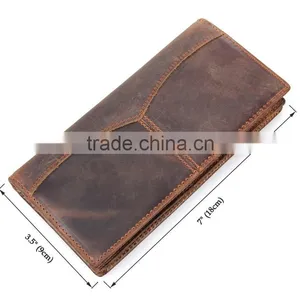 Men's Soft Simple Style Cowhide Leather Wallet thumbnail-2