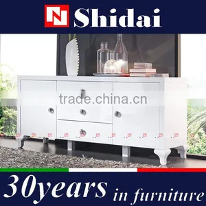 White Lacquered Sideboard / High Gloss White Sideboard / Modern Wooden Sideboard N6323 thumbnail-1